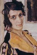 Alexander Yakovlevich GOLOVIN The Spanish woman at Balcony painting
